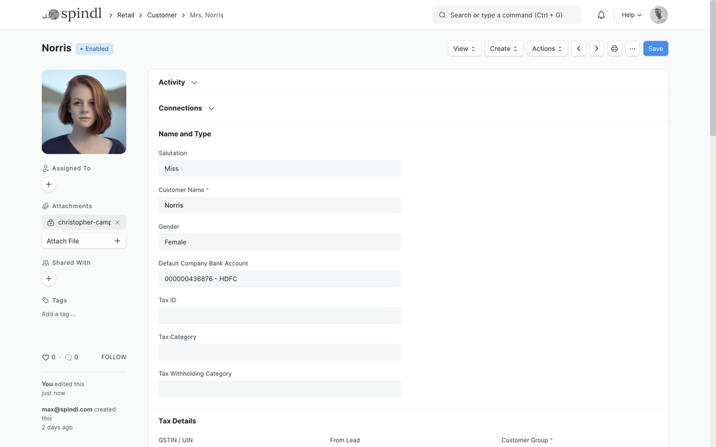 Manage your customers